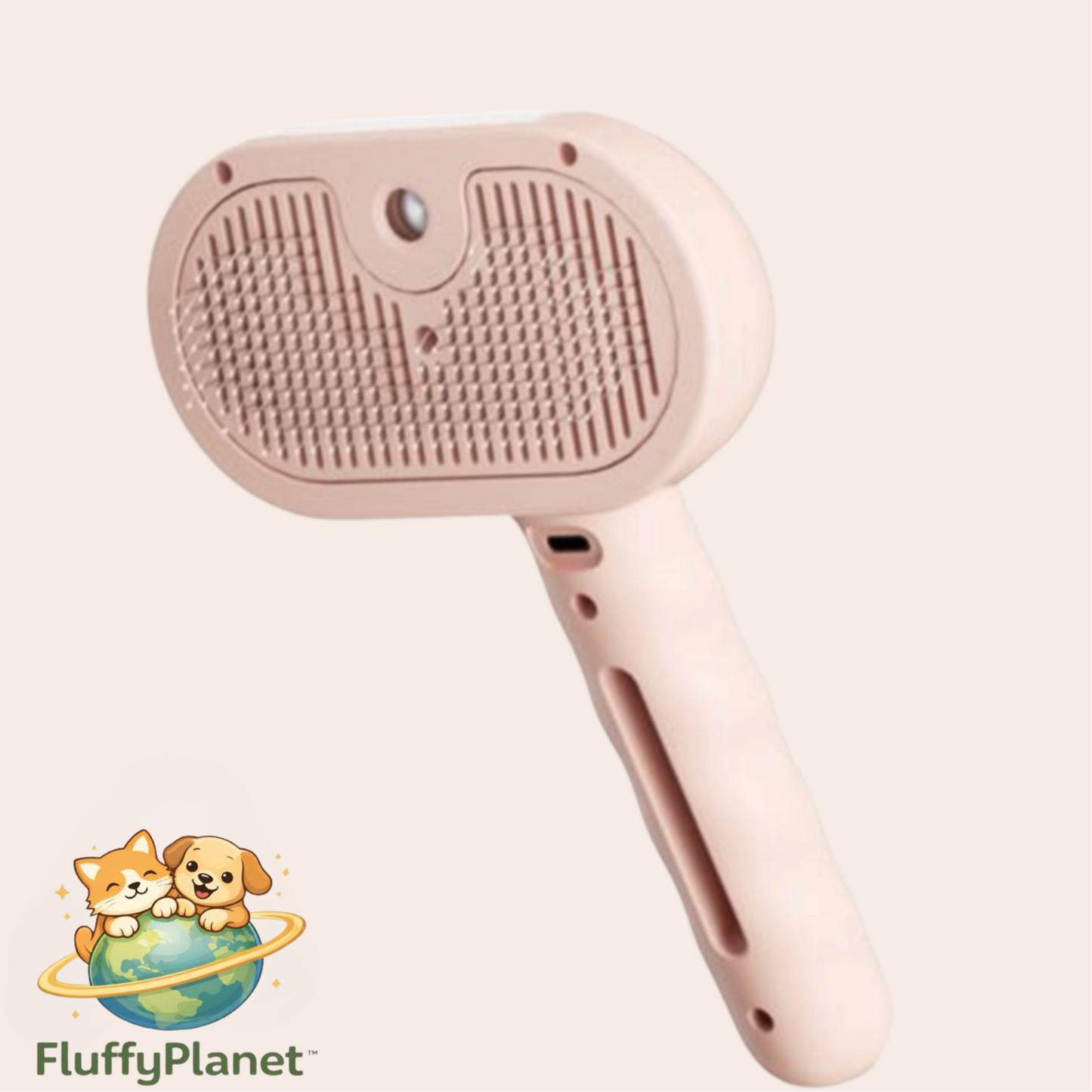 PetGlow- Pet Steam Grooming Brush