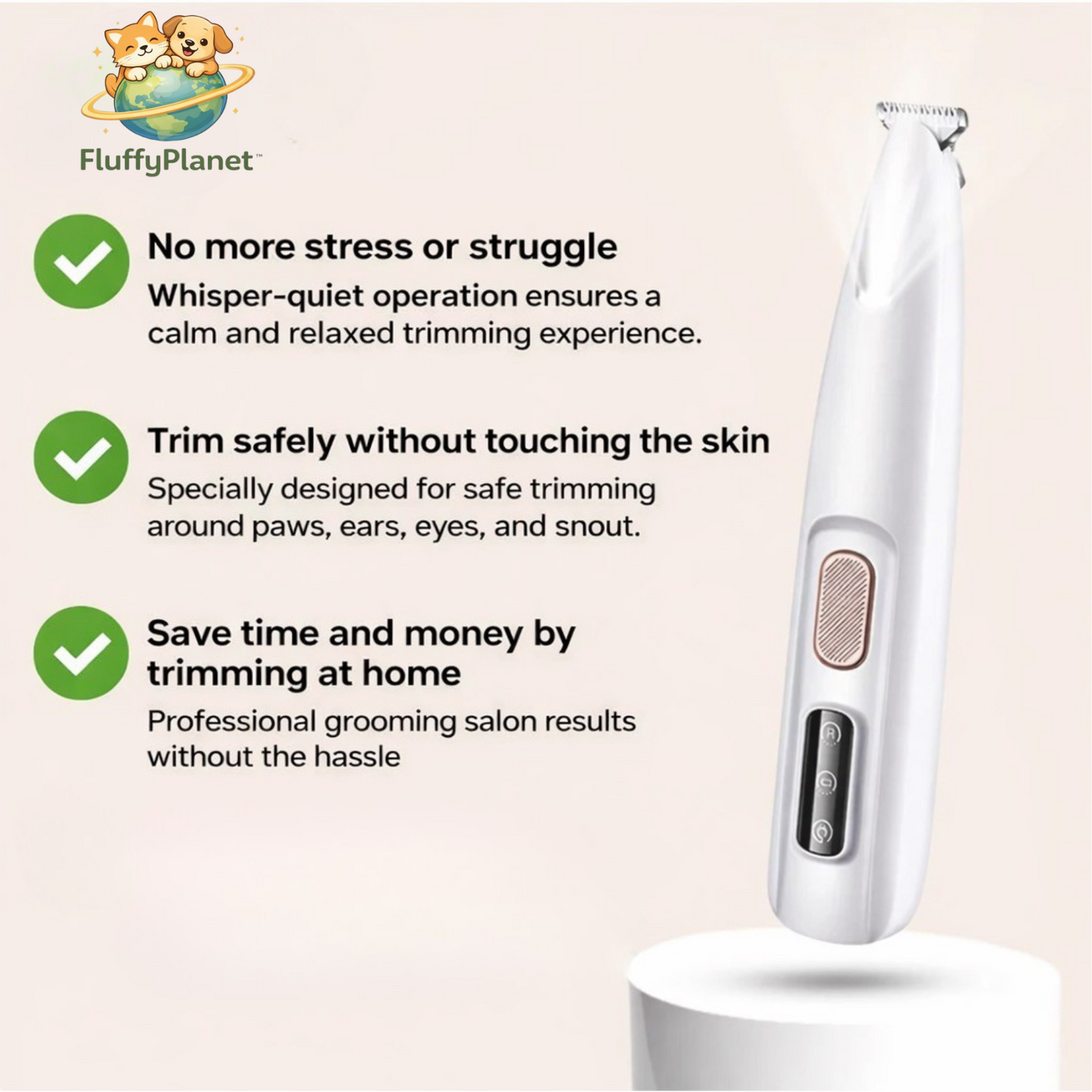 PawGlow™ Professional Precision Trimmer for Pets